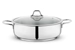 Schafer Held Çelik Basık Tencere 28 Cm-2 Parça-Inox
