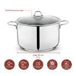 Schafer Held Çelik Derin Tencere 30 Cm-2 Parça-Inox