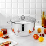 Schafer Held Gastro Çelik Derin Tencere 34 Cm 2 Parça-Inox