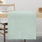 Schafer Home Bianca Keten Polyester Runner 40x160 Cm-Mint Yeşili