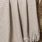 Schafer Home Caprice Throw Battaniye 130x170 Cm-Bej