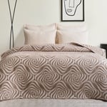 Schafer Home Merlin Çift Kişilik Battaniye 200x220 Cm 1 Parça-Bej