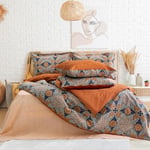 Schafer Home Premium Comfort Çift Kişilik Nevresim Takımı 6 Parça-Kiremit