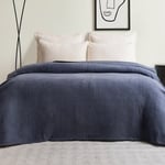 Schafer Home Ruby Çift Kişilik Battaniye 200x220 Cm 1 Parça-İndigo