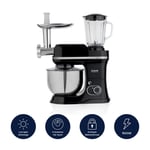 Schafer Prochef Master Multi Kıyma ve Sürahi Blender Aparatlı Stand Mikser 5 L-Siyah
