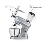 Schafer Prochef Master Multi Kıyma ve Sürahi Blender Aparatlı Stand Mikser 5 L- Gümüş