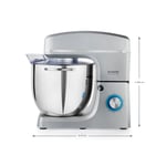 Schafer Prochef Maxi Plus Stand Mikser 10 L-Gümüş