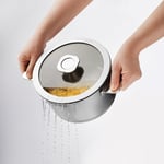 Schafer Steel Pro Çelik Tencere Seti 8 Parça-Inox