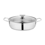 Schafer Steel Storm Çelik Tencere Seti 12 Parça-Inox