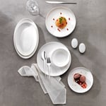 Schafer Superfine Bone Provence Yemek Takımı 56 Parça-Platin