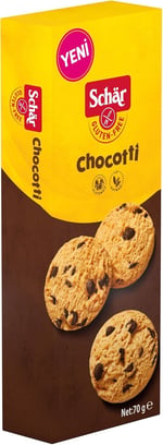 Schar Chocotti Glutensiz Damla Çikolatalı Kurabiye 70 gr