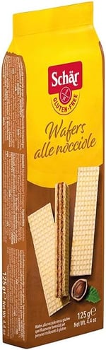 Schar Wafers Alla Nocciole Glutensiz Fındıklı Gofret 125 gr