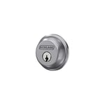 SCHLAGE B60N626 Standart Süsleme Anahtarlı 1 Taraflı Kilit Cıvatası, En Yüksek Konut Güvenliği, Saten Krom