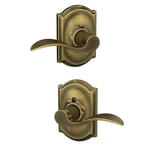 Schlage Camelot koleksiyonu kaza Passage kolu, F10 ACC 609 CAM