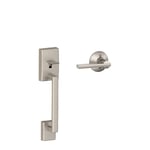 SCHLAGE LOCK FE285 CEN 619 LAT Century Ön Giriş Kolu Enlem İç Kol (Saten Nikel), 11,9 x 2,5 x 2,25