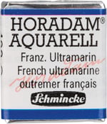 Schmincke Horadam Artists Watercolours French Ultramarine Half Pan (Series 2) (493)