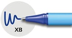 Schneider 152290, Slider Edge XB tükenmez kalem (XB çizgi genişliğine sahip üçgen kalemler) 10 parça, çeşitli