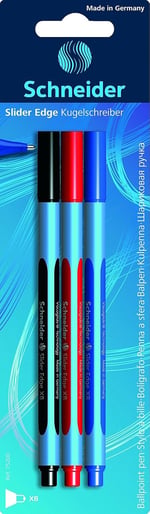 SCHNEIDER SLIDER EDGE TÜKENMEZ KALEM XB KIRMIZI - Seçenekler: 1 Stück (1er Pack), 1 stück (3er Pack), 10 stück (1er Pack)...