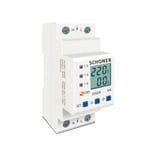SCHONER® Gerilim Koruma Rölesi Yüksek Alçak Voltaj Akım Koruma Monofaze 63A Voltaj Koruyucu