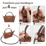 Schultergurt für Tasche, Pliage No-Punch Transformationszubehör, Einstellbar Damen Tragegurt für Damen, Tragegurt für Strap Taschen, Taschengurt zum Wechseln