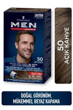Schwarzkopf Men Perfect Saç Boyası 50 - Açık Kahve, 80 Ml