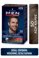 Schwarzkopf Men Perfect Saç Boyası 50 - Açık Kahve, 80 Ml
