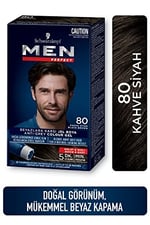 Schwarzkopf Men Perfect Saç Boyası 80 - Kahve Siyah, 80 Ml