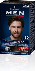 Schwarzkopf Men Perfect Saç Boyası 80 - Kahve Siyah, 80 Ml