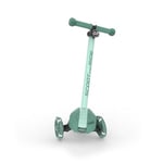 Scoot & Ride Highwaykick 3S çocuk scooter'ı, 3 yaşından itibaren, yüksekliği ayarlanabilir, 2 kademeli direksiyon, LED tekerlekler, katlanabilir scooter, çocuklar için, 96 – 130 cm