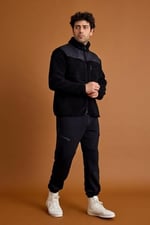 Scorp Orbit Erkek Casual Peluş Mont Siyah
