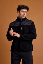 Scorp Orbit Erkek Casual Peluş Mont Siyah