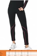 Scorp Thermo-Fit Kadın Termal Alt Kayak İçlik Siyah