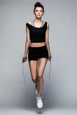 Scorp Zoe Spor Şort Siyah