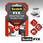 Scotch 4002 Extra Güçlü Montaj Bandı - Seçenekler: 19 x 1500 mm, 19 x 5000 mm