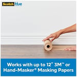 ScotchBlue 3M M1000 El Maskesi El Kapağı, Kapak Kağıdı için, Tüm Yapışkan Bant Genişlikleri için, Bıçaksız 1 Dispenser, Maskeleme Bandı ve Kağıt