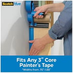 ScotchBlue 3M M1000 El Maskesi El Kapağı, Kapak Kağıdı için, Tüm Yapışkan Bant Genişlikleri için, Bıçaksız 1 Dispenser, Maskeleme Bandı ve Kağıt
