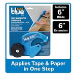 ScotchBlue 3M M1000 El Maskesi El Kapağı, Kapak Kağıdı için, Tüm Yapışkan Bant Genişlikleri için, Bıçaksız 1 Dispenser, Maskeleme Bandı ve Kağıt