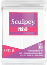 Sculpey Premo ofenhärtende Modelliermasse weiß