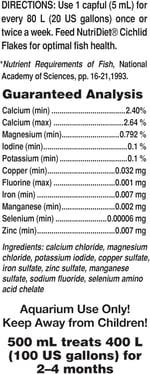 Seachem Cichlid Trace 500 ML