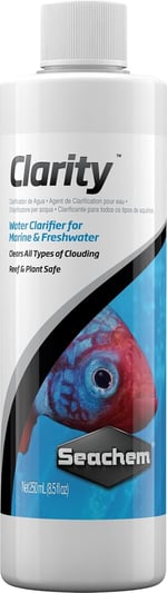 Seachem Clarity 250 ML - Seçenekler: 1.2, 8.5 fl oz, 100 ml/ 3.4 fl. oz.