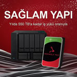 Seagate IronWolf Pro, 4 TB, Kurumsal NAS Dahili Sabit Disk HDD – CMR 3,5”, SATA 6 Gb/sn, 7200 Devir/Dakika, 256 MB Önbellek, R - Seçenekler: Barracuda Pro, HDD, IronWolf, IronWolf HDD, IronWolf Pro...