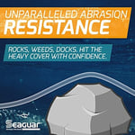 Seaguar Blue Label florokarbon olta ipi, orijinal Fluoro lideri, inanılmaz darbe ve aşınma direnci, hızlı batar, sağlamlık ve yumuşaklık için çift yapı