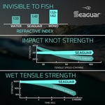 Seaguar InvizX Çok Amaçlı Olta Misinası, Olta Atma, Canlı Yem, Tatlı Su için, %100 Florokarbon, Şeffaf, Çeşitli Boyutlarda - Seçenekler: 8-Pound, 15-Pounds, 25-Pound