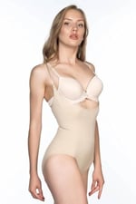 Seamless Dikişsiz Göğüsü Açık Lohusa Body Slip Korse