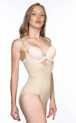 Seamless Dikişsiz Göğüsü Açık Lohusa Body Slip Korse
