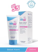 Sebamed Baby Hassas Ciltler Pantenol İçerikli Cilt Kuruluğuna Karşı Etkili Ekstra Yumuşak Bebek Kremi 200 ml