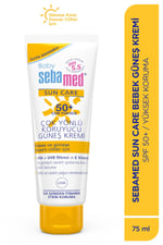 Sebamed Baby SPF 50+ UVA - UVB Filtresi ve E Vitamini Etkili Çok Yönlü Koruyucu Çocuk Güneş Kremi 75 ml