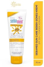 Sebamed Baby SPF 50+ UVA - UVB Filtresi ve E Vitamini Etkili Çok Yönlü Koruyucu Çocuk Güneş Kremi 75 ml