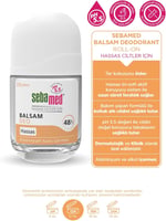 Sebamed Hassas Ciltlere Özel 48 Saat Etkili Kadın Erkek Balsam Roll-On Deodorant 50ml