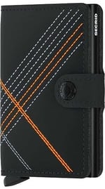 SECRID Mini Deri Cüzdan Mat Stitch Linea Erkek RFID Kart Koruyuculu